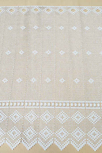 GERSTER 11428 tenda in vetro colorato all'uncinetto