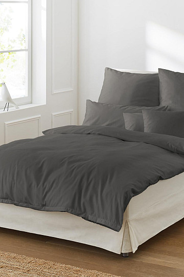 Raso di cotone lusso IRISETTE Paris 8000-13 antracite