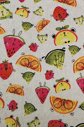 Tessuto decorativo FRUTTA stampa digitale