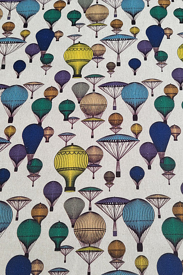 Tessuto decorativo BALLOON GLOBE 601 stampa digitale