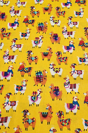Tessuto decorativo LAMA giallo