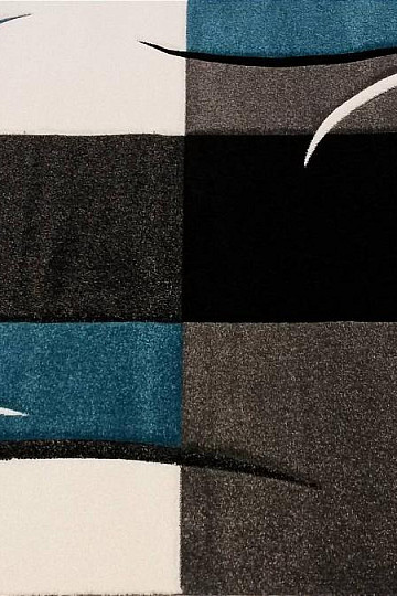 Tappeto moderno MOND MERINO turchese