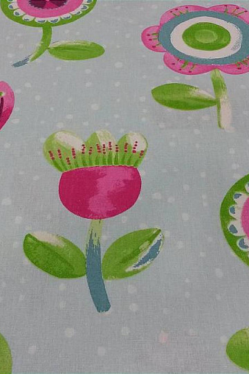 Tessuto di cotone per bambini Tulipani