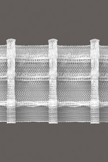 Nastro per tende svasato 5 cm, 1:2