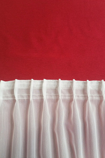 Nastro per tende svasato 8 cm, 1:1,5