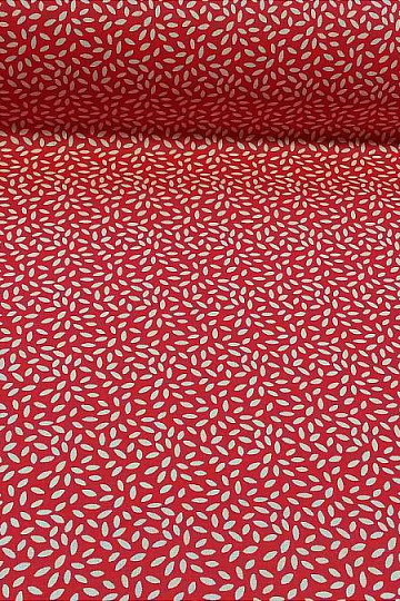 Tessuto di cotone STILI rouge rosso