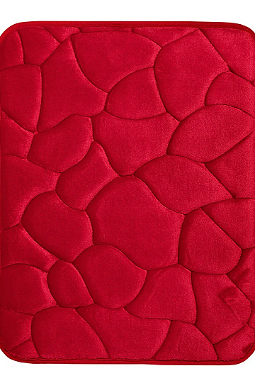 Tappetino da bagno TILES ROSSO