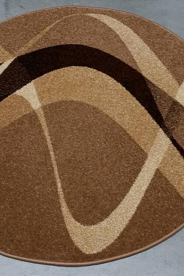 Tappeto rotondo MARRONE BEIGE