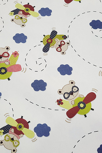 Tessuto decorativo per bambini BEAR FLYER