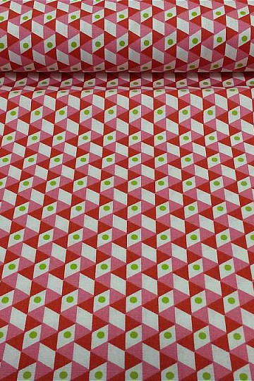 Tessuto di cotone NOHO rosso
