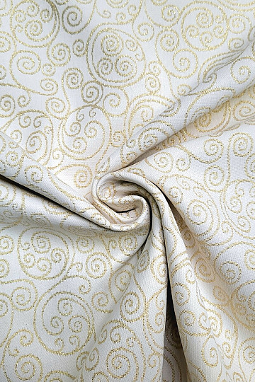 Tessuto decorativo jacquard FLASH ornamento oro