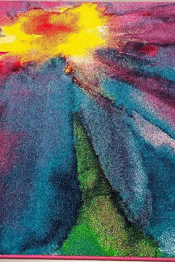 Tappeto in pezzi MULTICOLORE Fiore