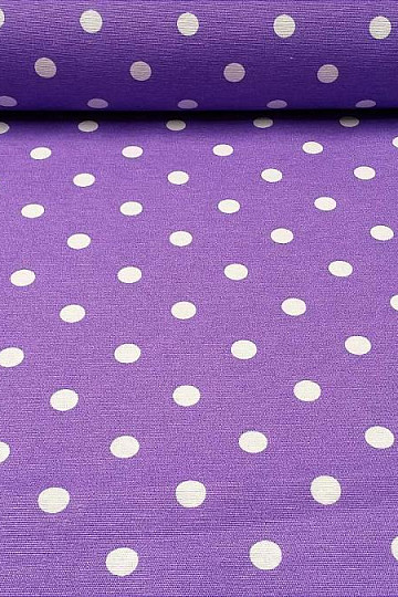 Tessuto decorativo a pois NEO viola 302