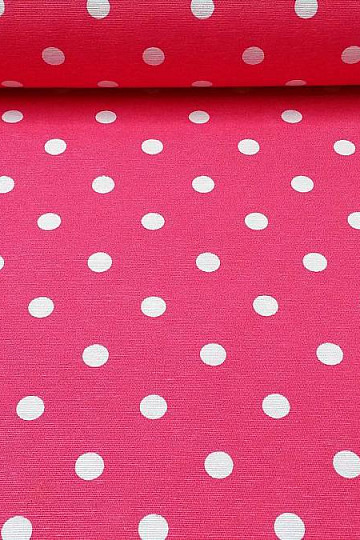 Tessuto decorativo a pois NEO rosa 304