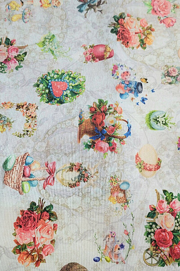 Tessuto decorativo PASQUA ROMANCE