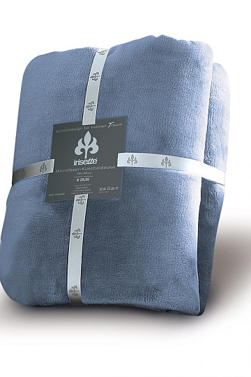 coperta morbida RELAX blu-grigio 23