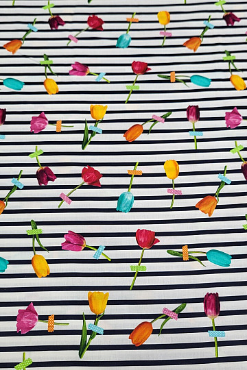 Tessuto di cotone TULIPANO