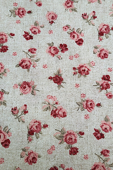 Tessuto decorativo ROSA rosso