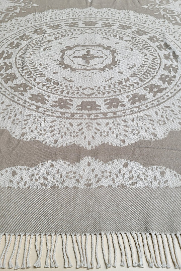 Plaid LUSSO ROSIERS beige