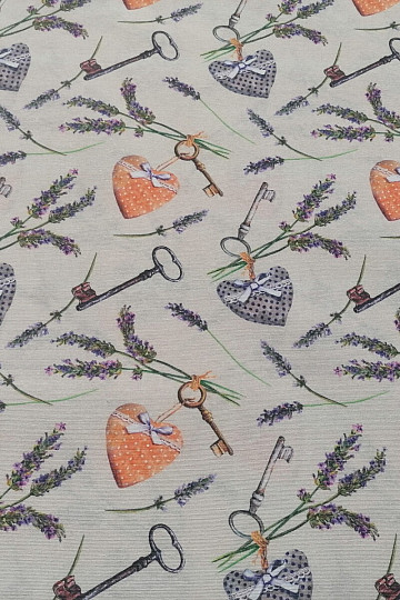 Tessuto decorativo CLAUDIE lavanda