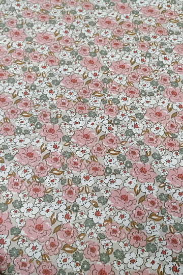 Tessuto di cotone KALMIA rosa