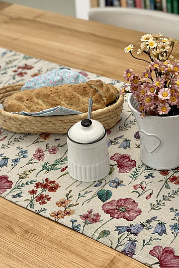 Tovaglia e sciarpa arazzo BLOOMING MEADOW
