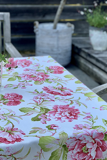 Tovaglia LAURA - grandi fiori rosa
