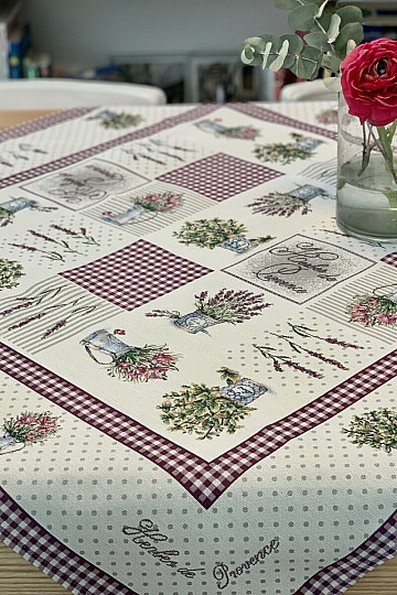 Tovaglia e scialle arazzo FIORI DELLA PROVENZA