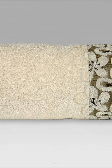 Asciugamano di lusso e telo da bagno BELLA crema