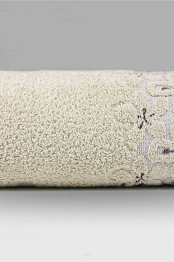 Asciugamano di lusso e telo da bagno BELLA beige