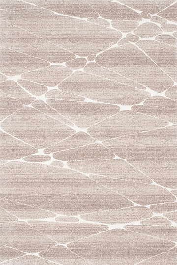 Tappeto BOHO geometrico beige / bianco