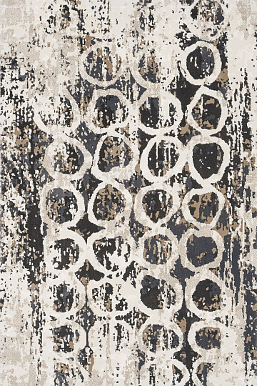 Pezzo tappeto BOHO cerchio geometrico