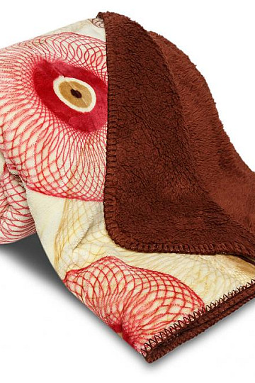 Coperta di pecora - bolla color crema