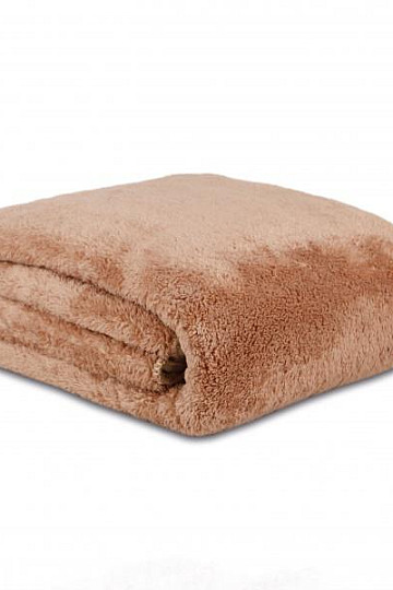 Coperta in microfibra PECORA cioccolato