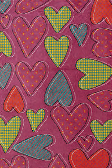 Tappeto per bambini PLAY cuore