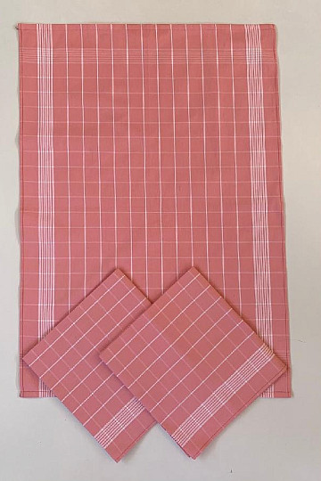 Strofinacci CUBE OLD PINK 3 pz