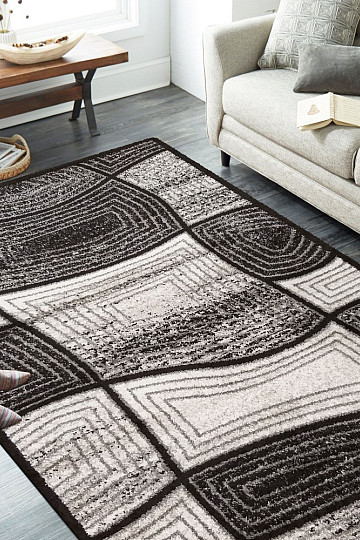 Tappeto in pezzi PANAMERO 6 finestre marrone