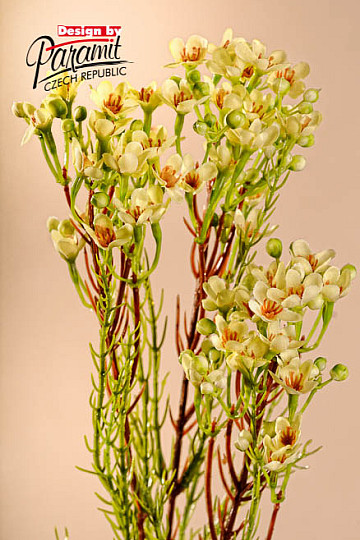 Fiore di cera giallo 78 cm