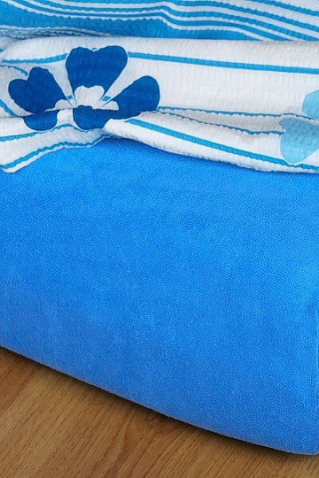 Lenzuolo in spugna colore DENIM