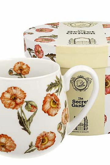 Tazza in porcellana Papaveri selvatici paffuti