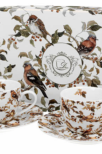 Set tazza e piattino Ptaszki 90 ml