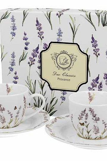 Set tazza e piattino Provenza 90 ml