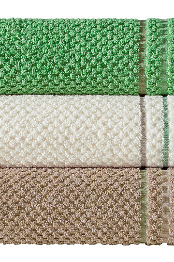 Asciugamano e telo bagno di lusso HELGE 470 verde