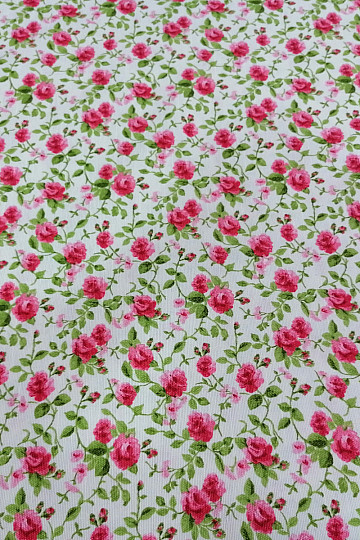 tessuto arredo LAURA - piccoli fiori rosa