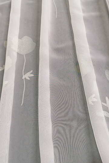 Tenda in voile FIORI beige