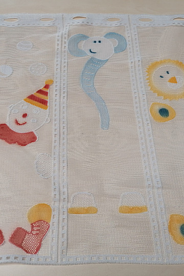 Tenda per bambini per vetrata - jacquard CIRKUS II