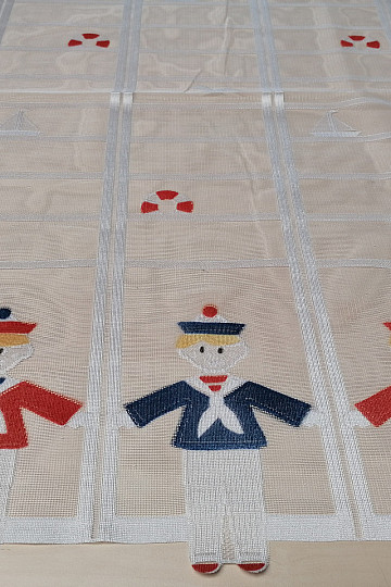 Tenda per bambini su una vetrata - MARINAI jacquard