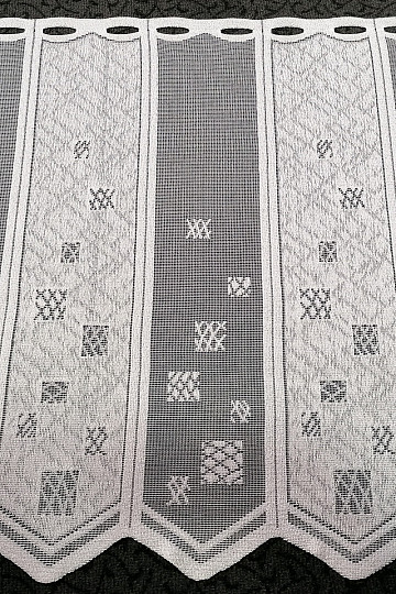 Tenda in vetro colorato - jacquard, ricamato 934