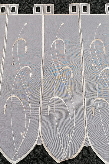 Tenda in vetro colorato - voile 6312