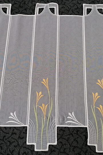 Tenda in vetro colorato - voile 46